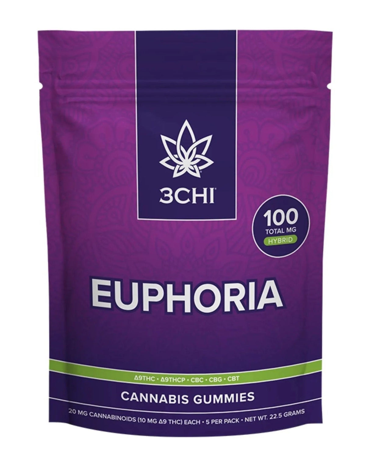 3CHI Euphoria 100MG Cannabis Gummies