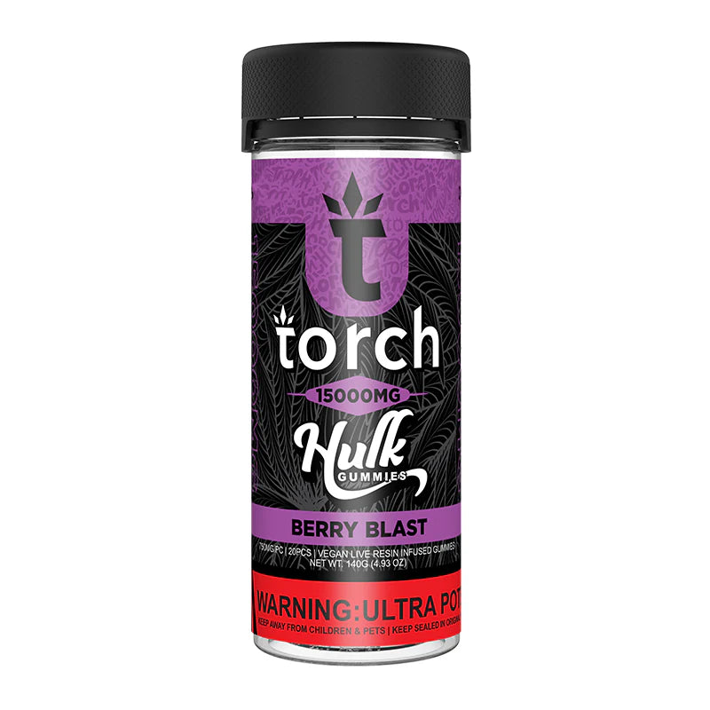 Torch Hulk Gummies – 15000MG THC-P + Delta 9 Live Resin Edibles (Ultra High Potency)