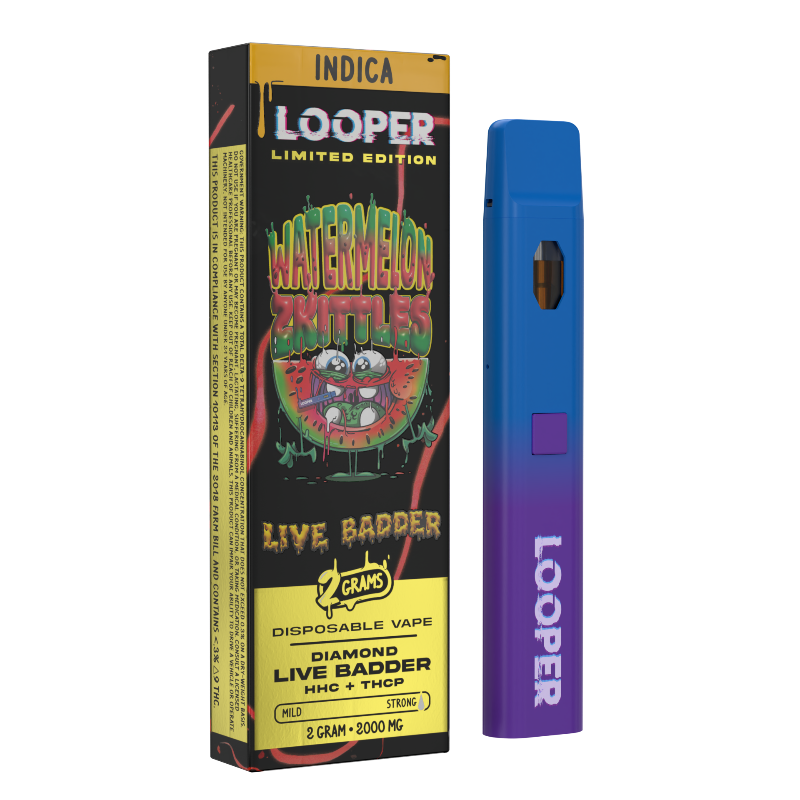 Dimo Hemp Looper Diamond Live Badder-HHC-THCP-2G Disposable Vape-6 Flavor Options Dimo Hemp
