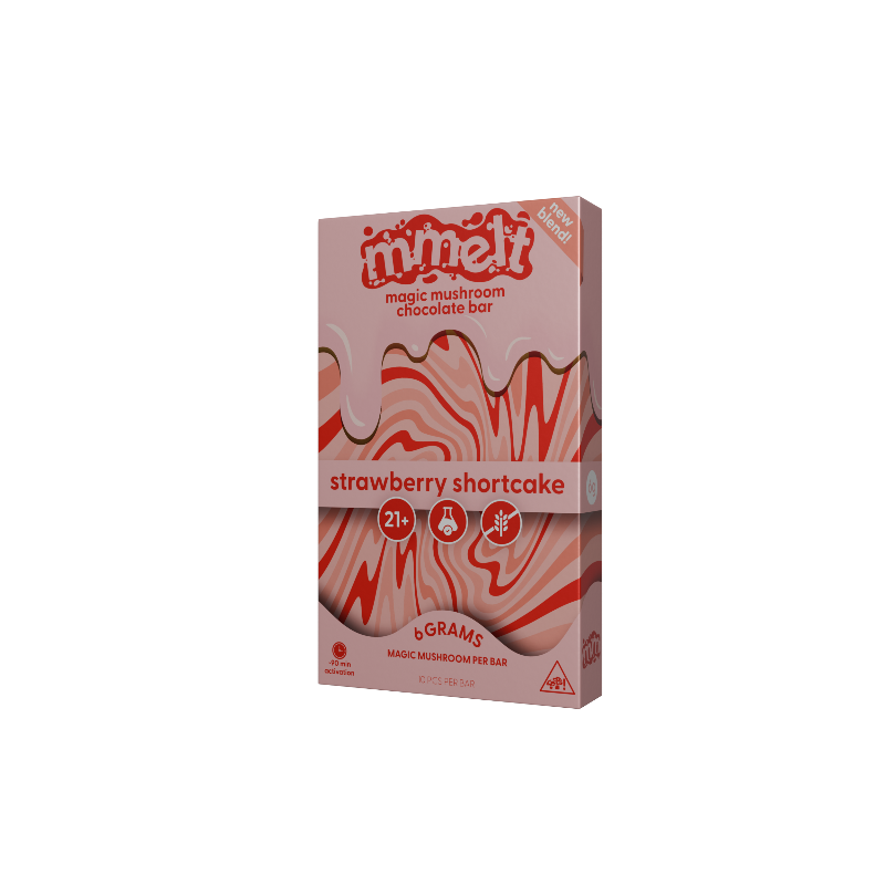 mmelt Magic Mushroom Chocolate-6 Gram-Chocolate Bar-3 Flavor Options Cali Extrax