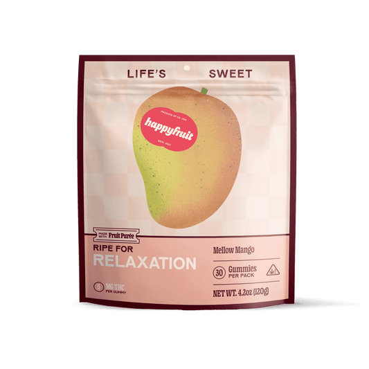 Happy Fruit-Rosin & Fruit Puree-Gummies-Mellow Mango-Indica Klutch