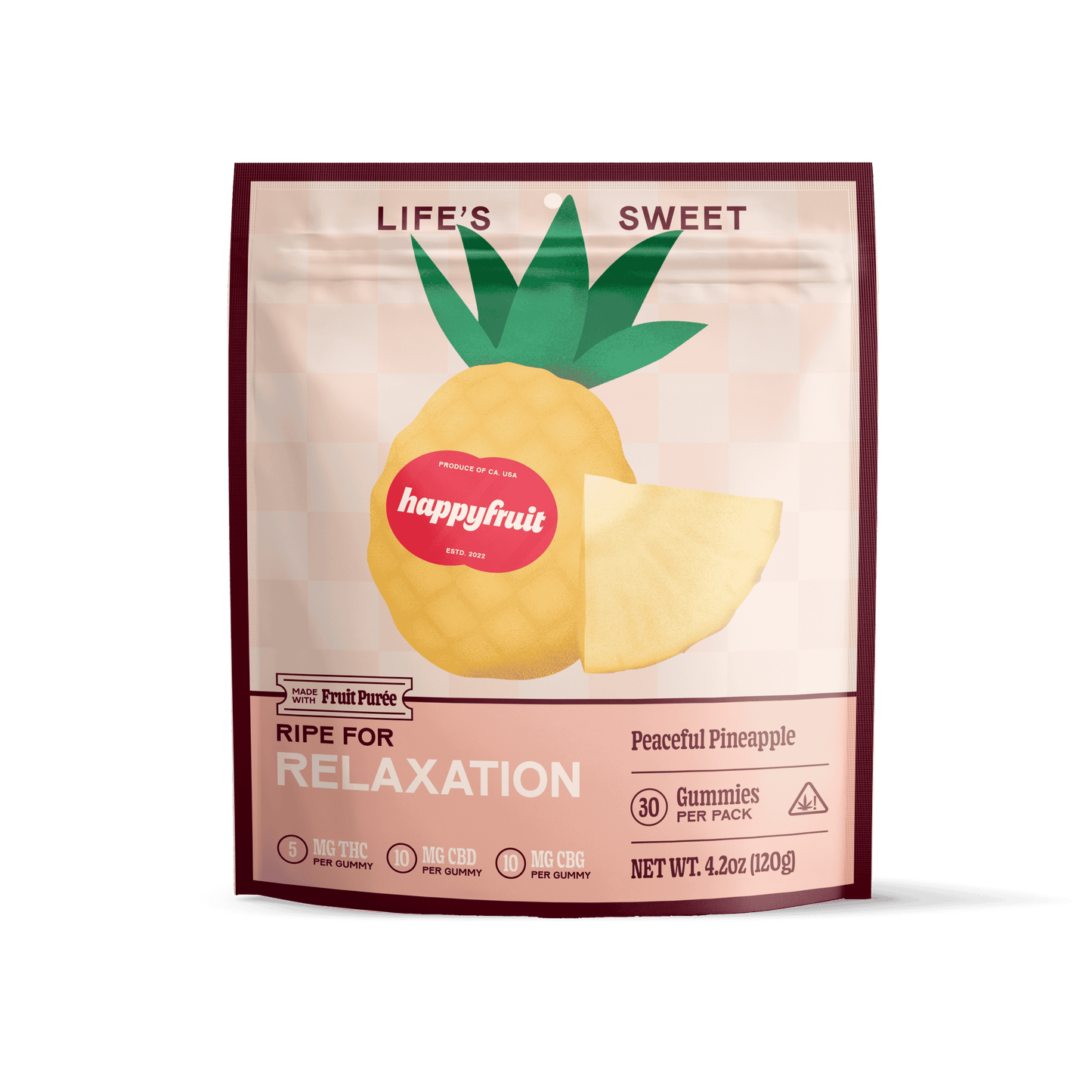 Happy Fruit-Rosin & Fruit Puree-Delta 9-THCP-THCJD-Pineapple Klutch