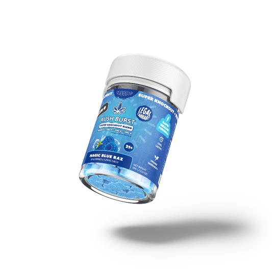Kush Burst Blend Gummies - Blue Raz