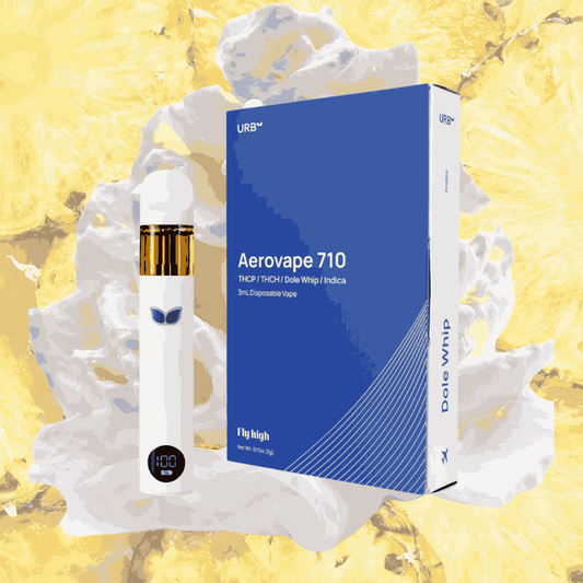 URB-Aerovape 710 Relax -THCP-THCH-3ml Disposable-Dole Whip (Indica) URB