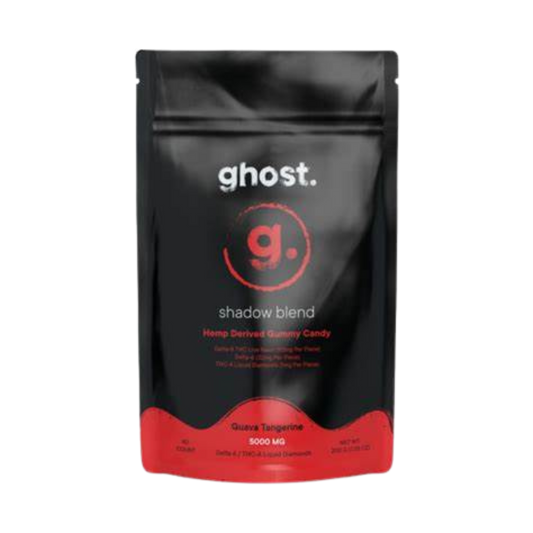 Ghost-Shadow Blend 5000mg Gummies-Delta 6-THCA-Liquid Diamonds-3 Flavor Options Ghost Hemp