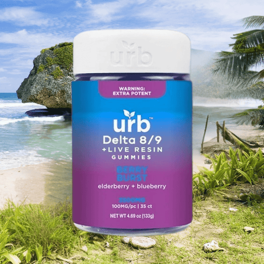 URB-D8/D9 THC-3500MG-Gummies-2 Flavor Options StimWell