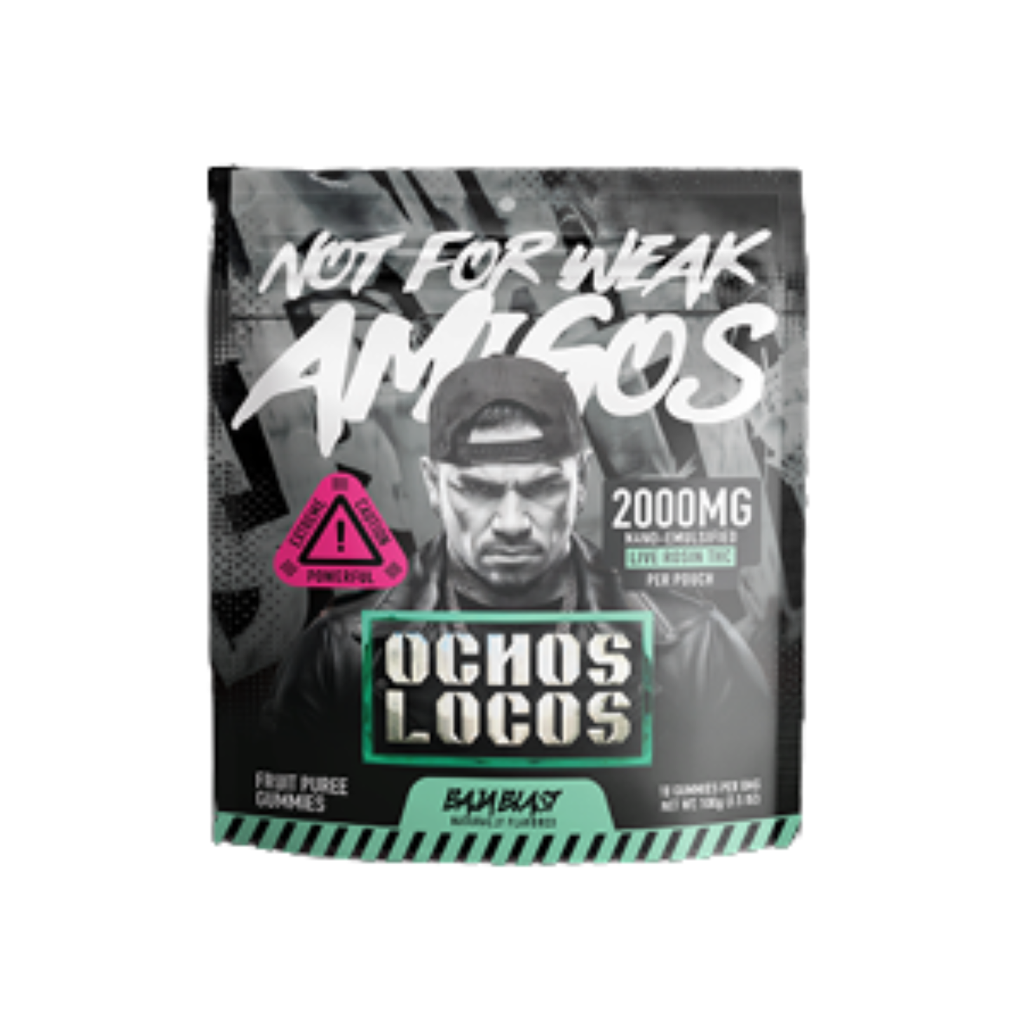 Ocho Locos Amigos-D9/THCP/Live Rosin/CBG-Gummies-3 Flavors StimWell