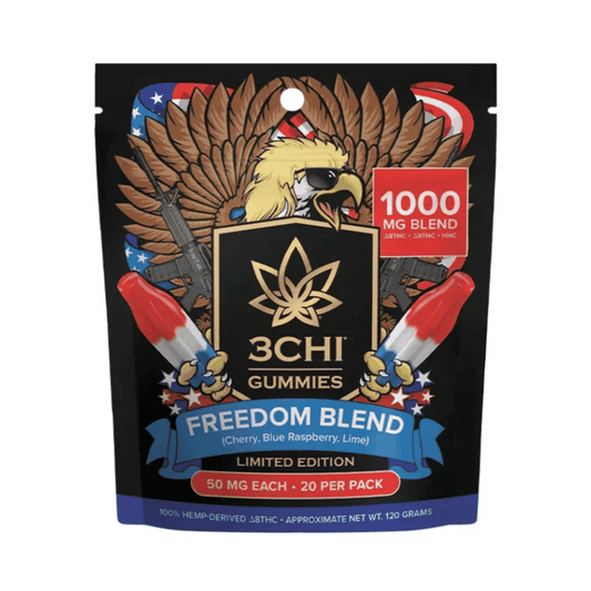 3CHI Limited Edition-1000mg/20 count-Gummies-Freedom Blend StimWell