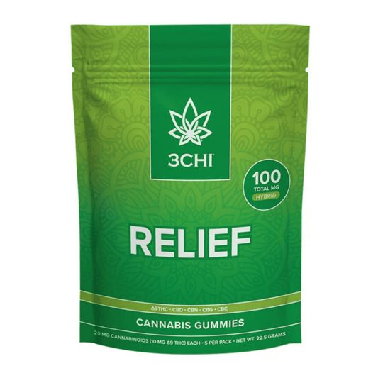3CHI-Relief Gummies–Natural D9/CBD/CBN/CBC/CBG Blends- Hybrid 3CHI