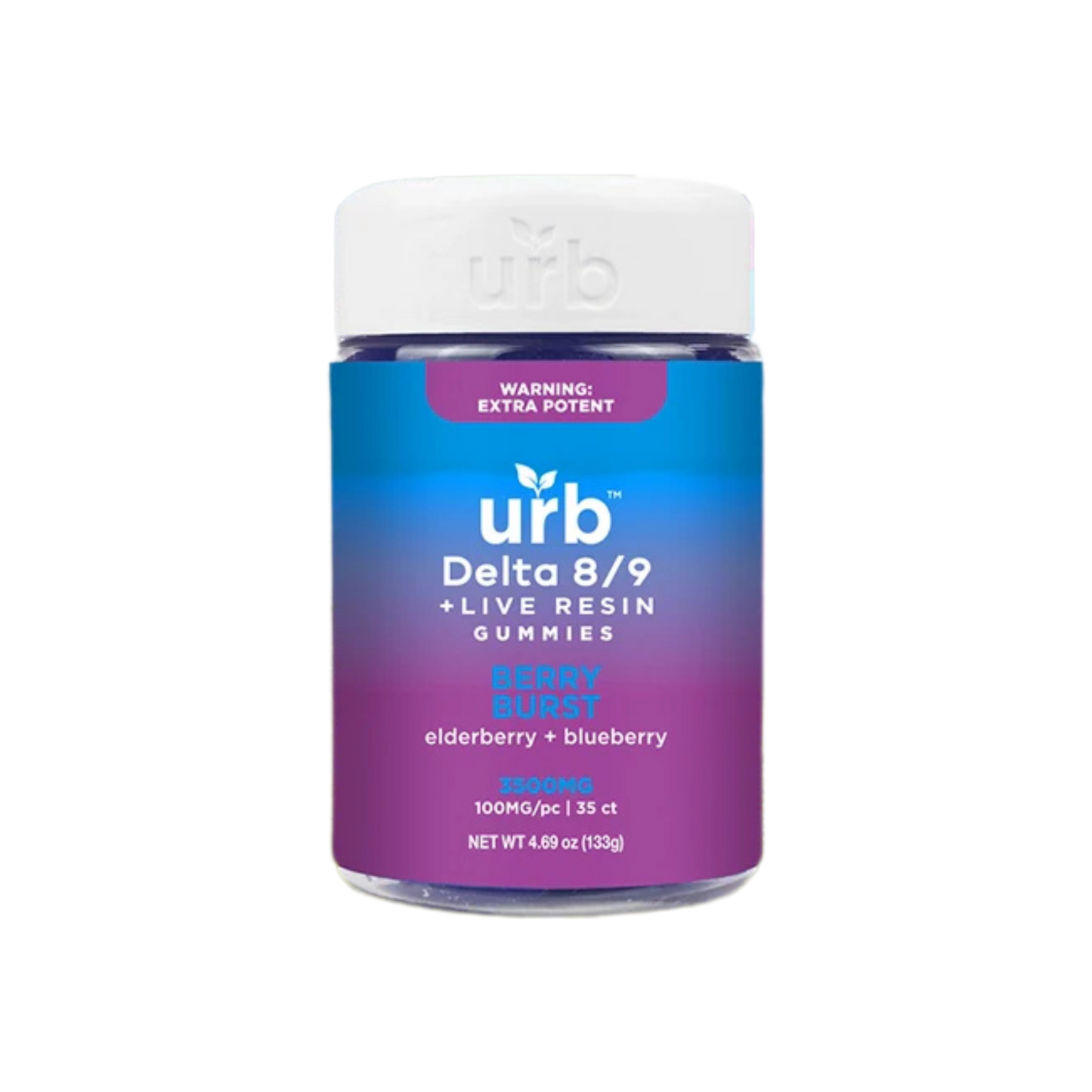 URB-D8/D9 THC-3500MG-Gummies-2 Flavor Options StimWell