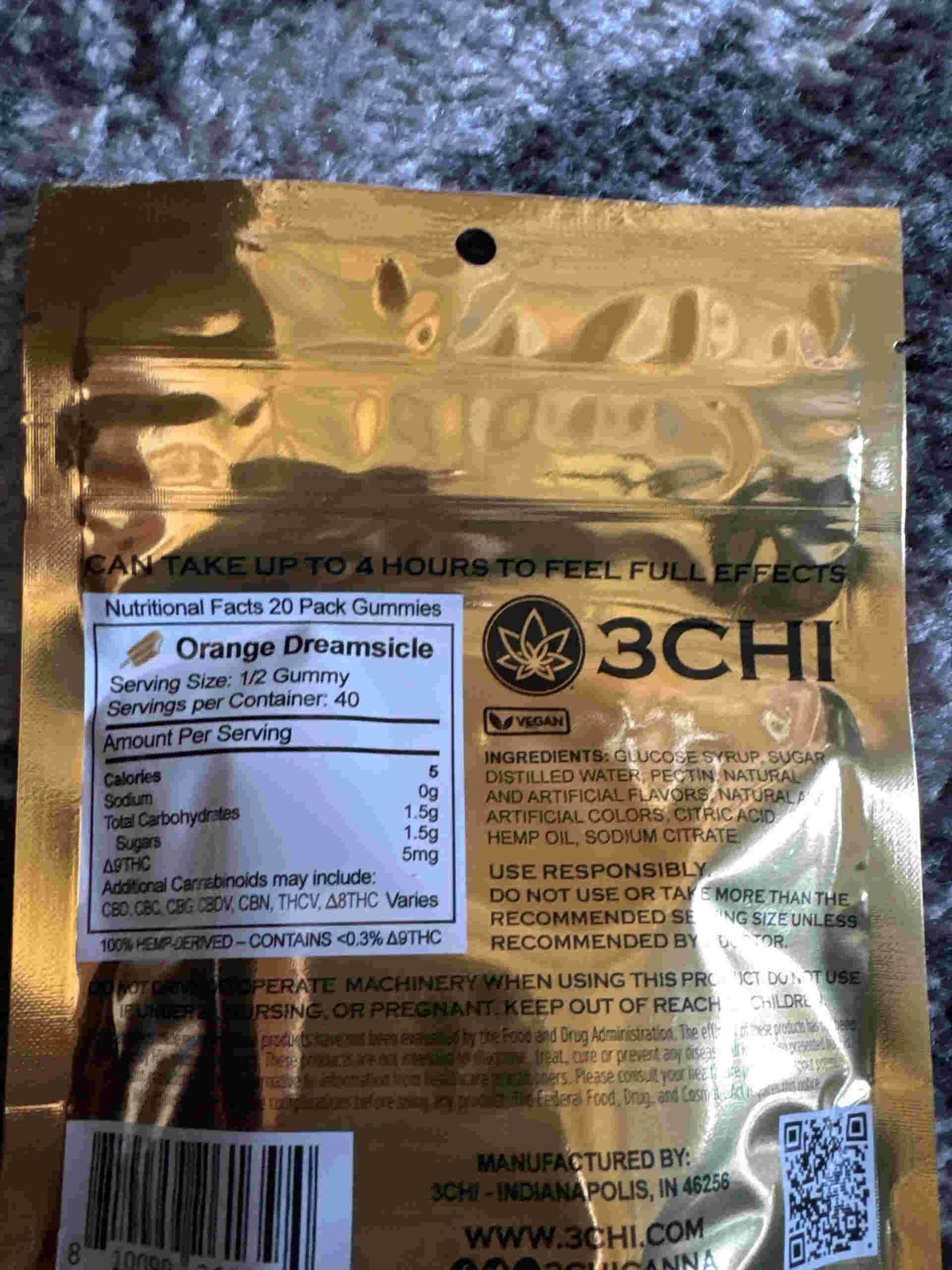 3Chi Delta 9 THC Gummies-3 Flavor Options 3CHI