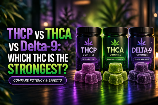 THCP vs THCA vs Delta 9 THC potency comparison strongest cannabinoid effects explained