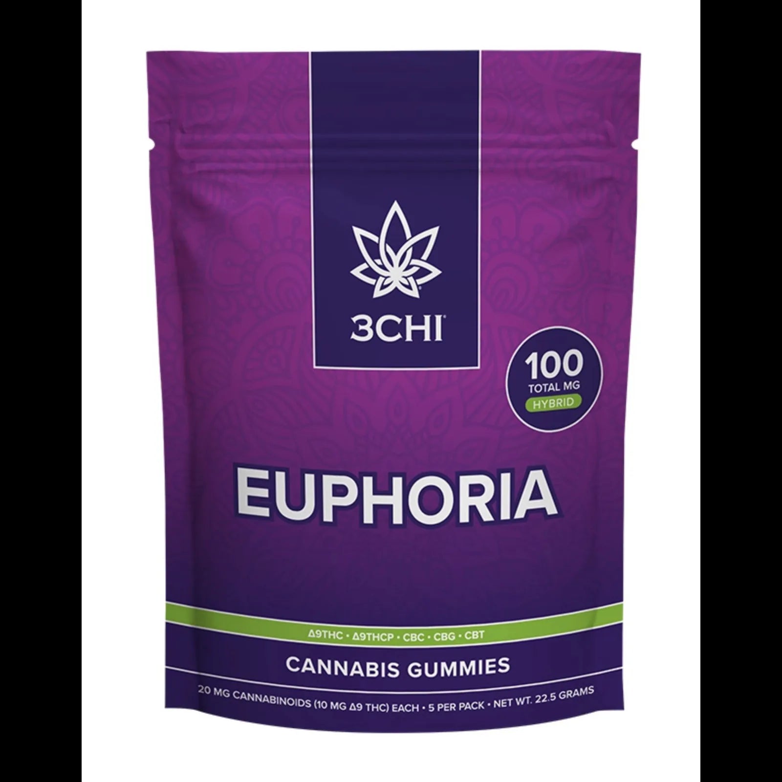 3CHI Euphoria 100MG Cannabis Gummies