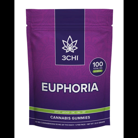 3CHI Euphoria 100MG Cannabis Gummies