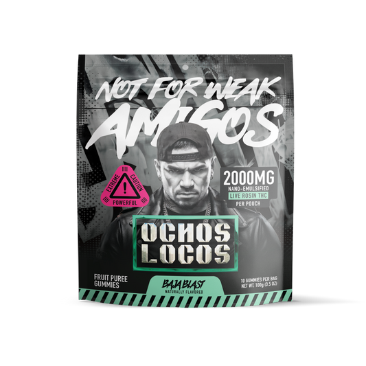 Ocho Locos Amigos-D9/THCP/Live Rosin/CBG-Gummies-3 Flavors Klutch