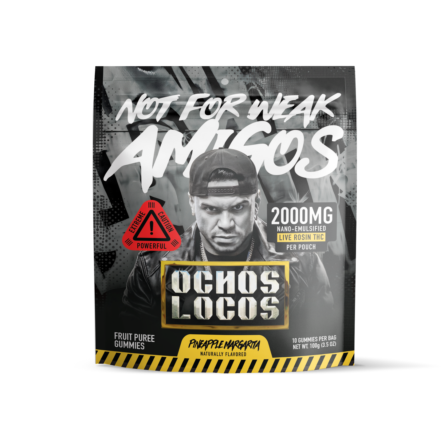 Ocho Locos Amigos-D9/THCP/Live Rosin/CBG-Gummies-3 Flavors Klutch