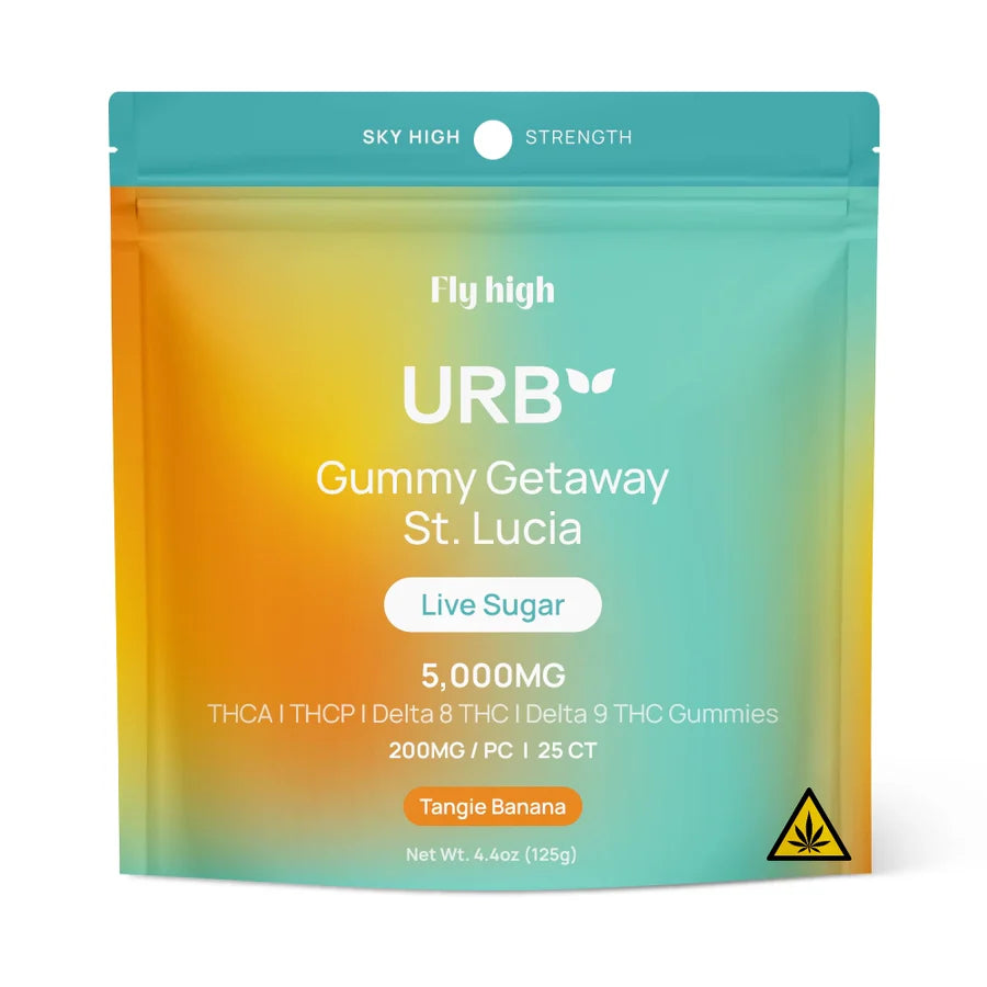 URB Live Sugar Gummies – 5000MG THCA + THCP + Delta 8 + Delta 9 (25ct)