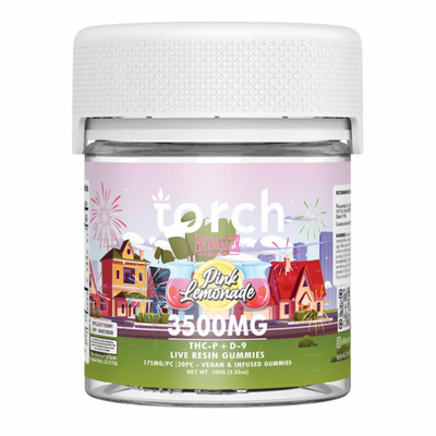 Torch Pink Lemonade Live Resin Gummies