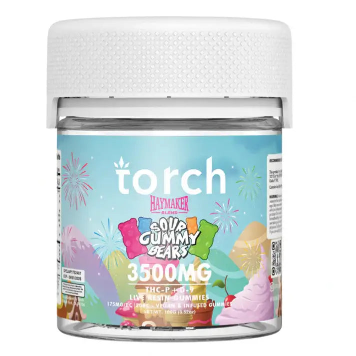 Torch Haymaker Blend Gummies – 3500MG THC-P + Delta 9 Live Resin Edibles