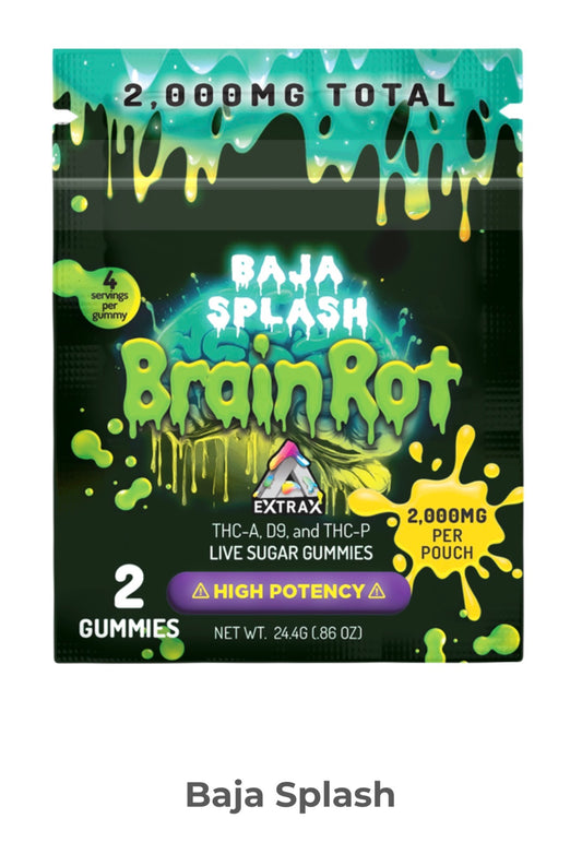 Delta Extrax - BrainRot Gummies - Baja Splash