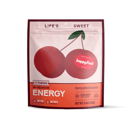 Happy Fruit-Rosin & Fruit Puree-THCV-Gummies-Cherry Lifted Limeade-Sativa Klutch