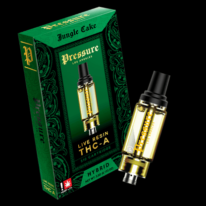 Pressure - Live Resin - THCA - Hybrid - 3.5 G Cartridge - Jungle Cake (Hybrid) Torch