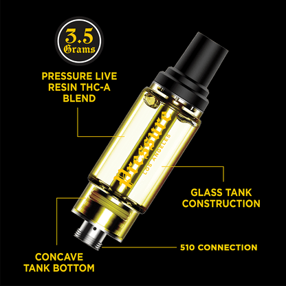 Pressure - Live Resin - THCA - Hybrid - 3.5 G Cartridge - Jungle Cake (Hybrid) Torch