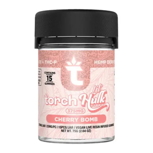 Torch Lil Hulk 375MG THC-P Cherry Bomb Gummies