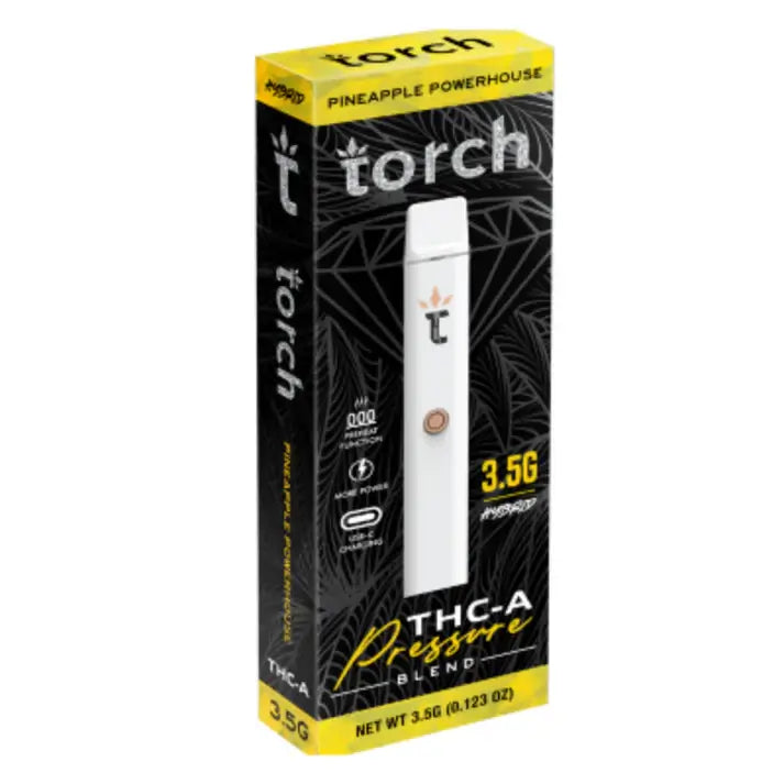 Torch THCA Pressure Blend 3.5G Disposable – Pineapple Powerhouse