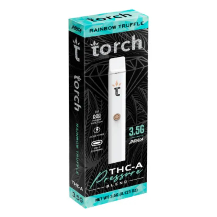 Torch THCA Pressure Blend 3.5G Disposable – Rainbow Truffle