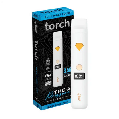 Torch THCA Pressure Blend 3.5G Disposable – Blue Razz Haze