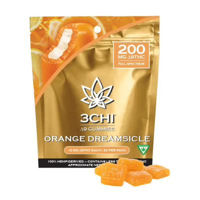 3CHI Delta9 Gummies Orange Dreamsicle