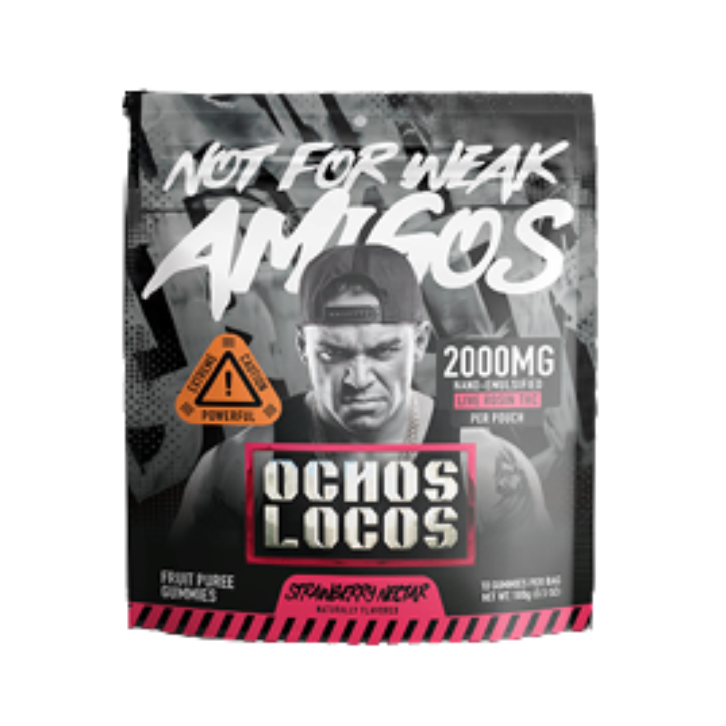 Ocho Locos Amigos-D9/THCP/Live Rosin/CBG-Gummies-3 Flavors StimWell
