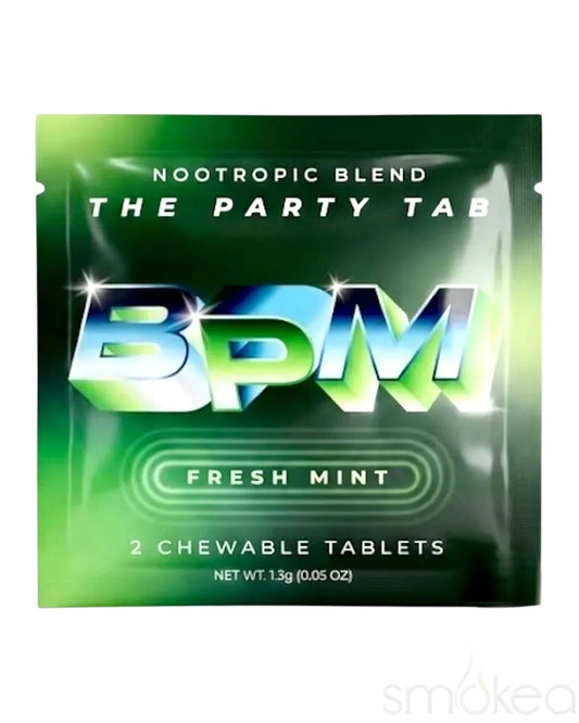 BPM The Party Tab Fresh Mint Nootropic Blend Chewable Tablets