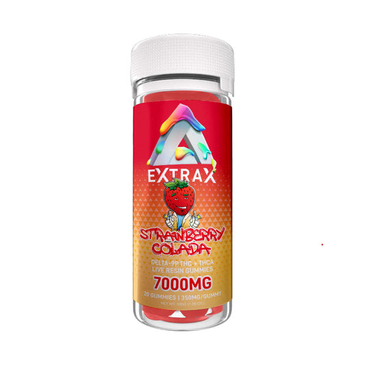 Extrax-THCA-Delta 9-Live Resin 7000 MG Adios Gummies-4 Flavor Options Extrax