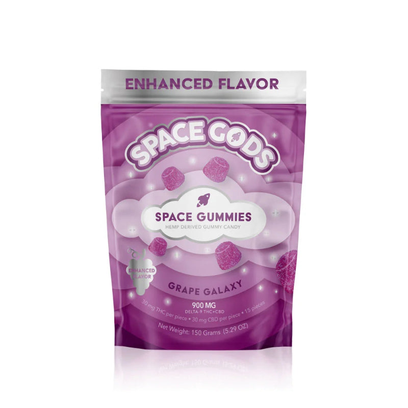 Space Gods Delta 9+CBD-900MG-Gummies-3 Flavor Options Space Gods