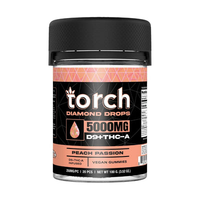 Torch Diamond Drops Peach Passion