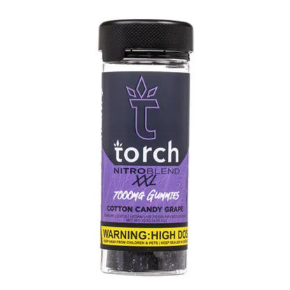 Torch Nitro Blend XXL 7000mg Cotton Candy Grape Gummies