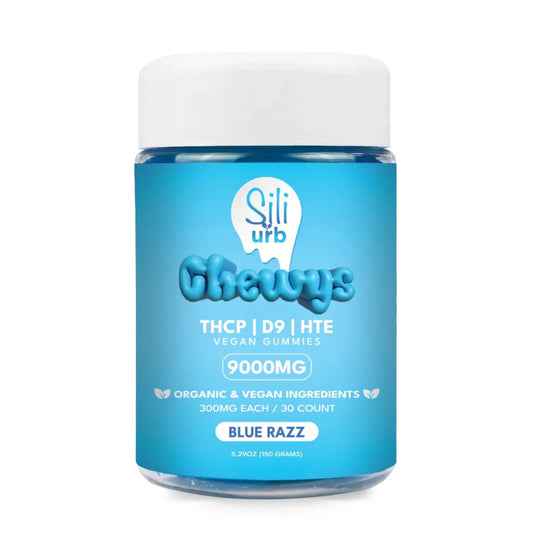 URB Sili Chews 9000MG Gummies - Blue Razz